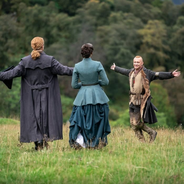 Tras diez, Sam Heughan y Caitríona Balfe dirán adiós a sus personajes de Jamie y Claira en Outlander