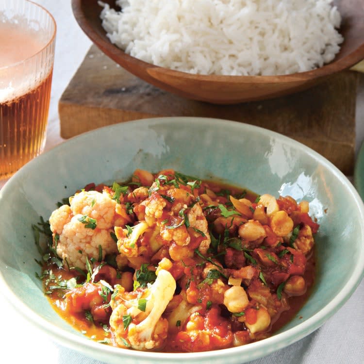 Cauliflower and Chickpea Curry