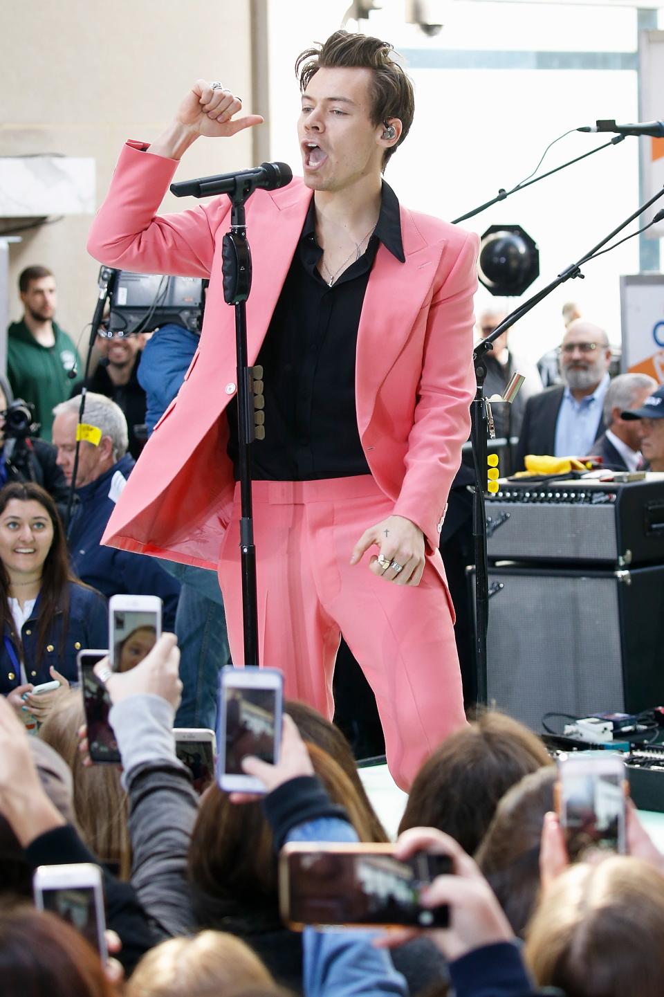 Performing on The Today Show in New York City.