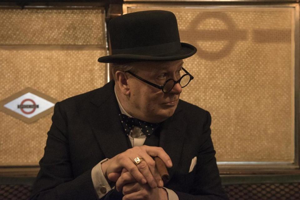 Gary Oldman donned a foam bodysuit to play portly PM Churchill (Working Title Films)