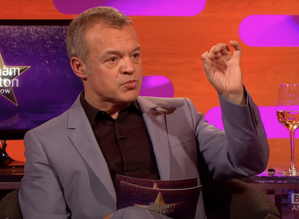 Closeup of Graham Norton