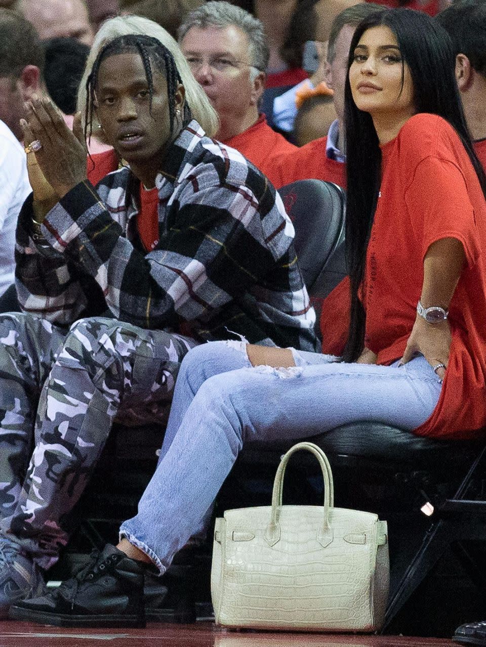 Travis and Kylie have been dating for the past few months. Photo: Getty