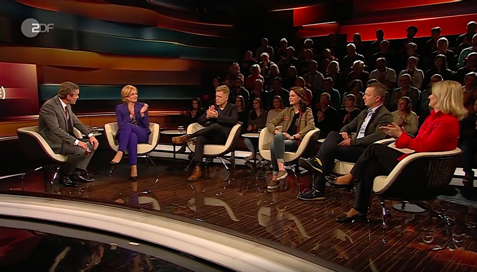 Kanzlerambitionen und Integration waren zwei der Themen, die Markus Lanz mit Julia Klöckner besprach. (Bild: ZDF/Screenshot)