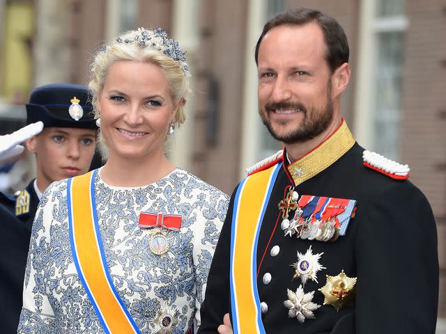 Pascal Le Segretain/Getty kroonprins Haakon en kroonprinses Mette-Marit van Noorwegen