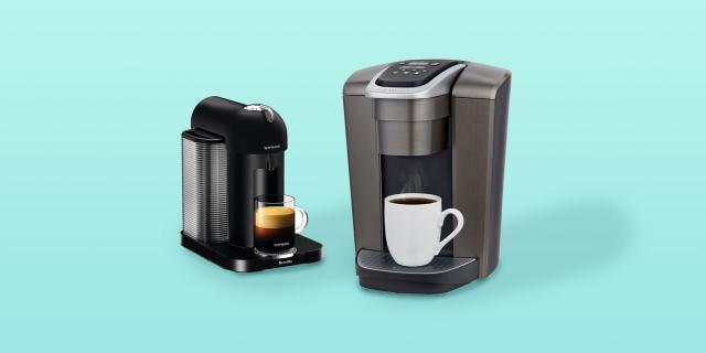 Bella Single Serve Coffee Maker Dual Brew K-Cup Pod Ground Coffee Brewer Large Removable Water Tank