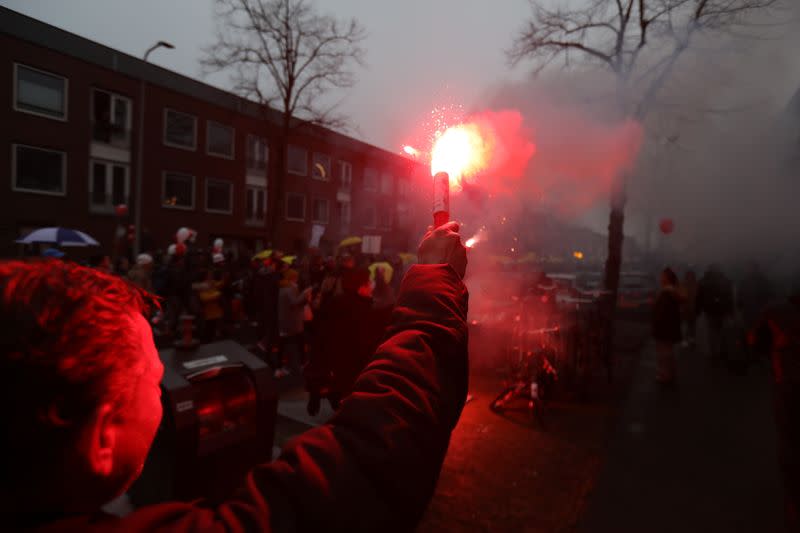 Protest against COVID-19 measures, in Utrecht