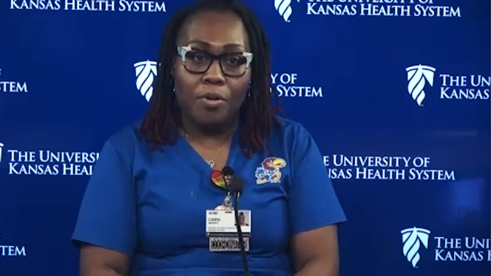 Ciara Wright, decedent affairs coordinator with the University of Kansas Health System.