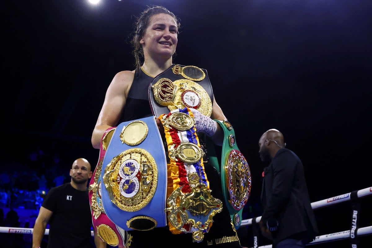 Katie Taylor is the undisputed world lightweight champion (Steve Paston/PA) (PA Wire)