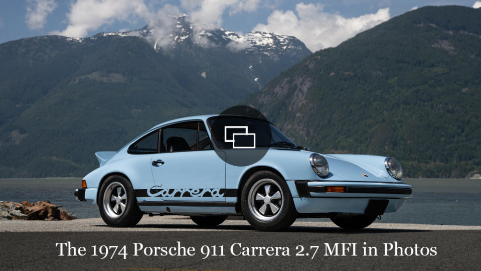 A 1974 Porsche 911 Carrera 2.7 MFI.