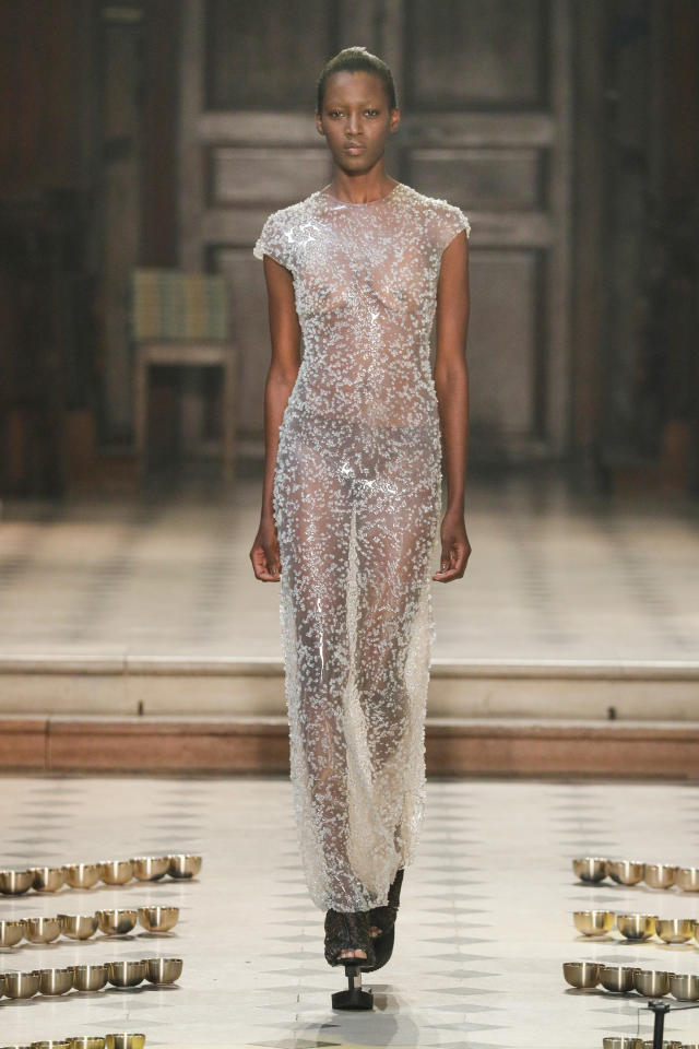 This Couture Dress Is Made of Hundreds of Glass Bubbles