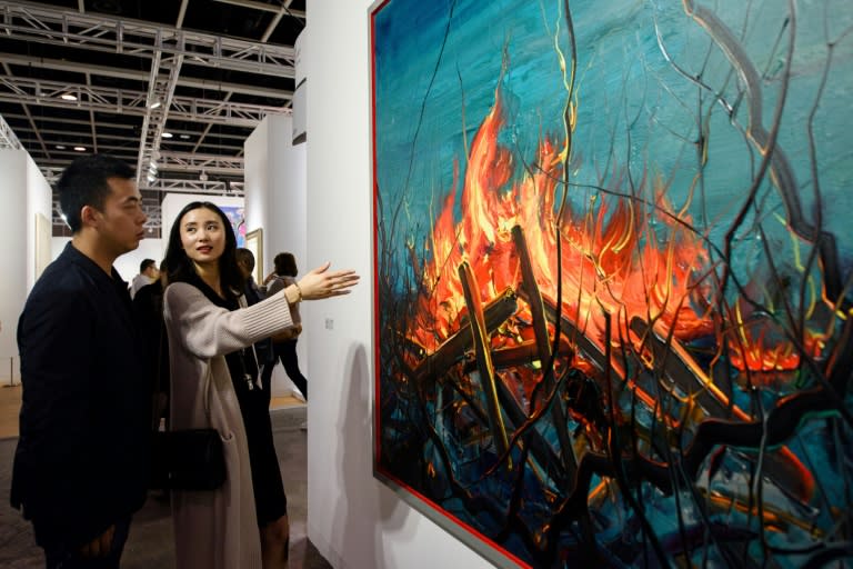 Gallerists say Chinese art collectors are becoming more adventurous in their taste