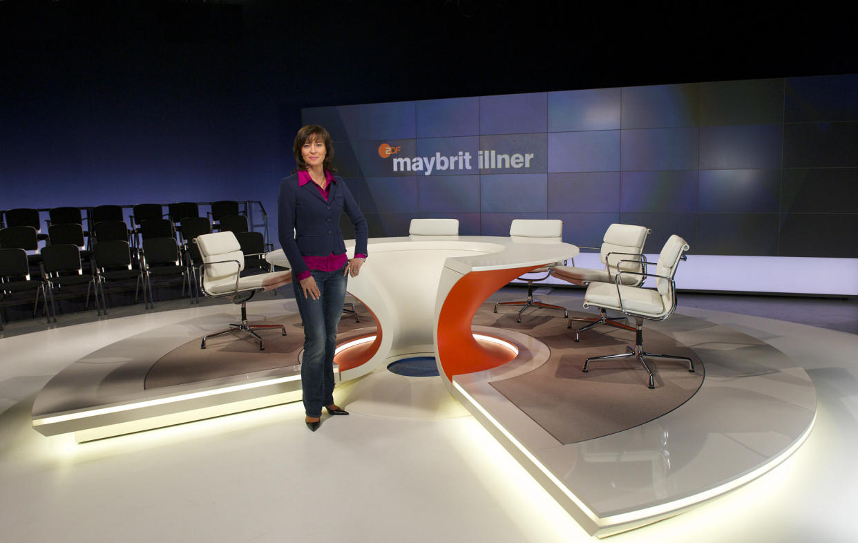 Moderatorin Maybrit Illner. Foto ZDF/Carmen Sauerbrei