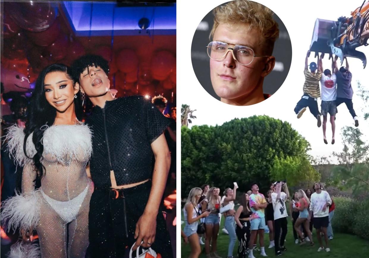 The two biggest influencer parties in July took place at the Hype House and in Jake Paul's backyard.