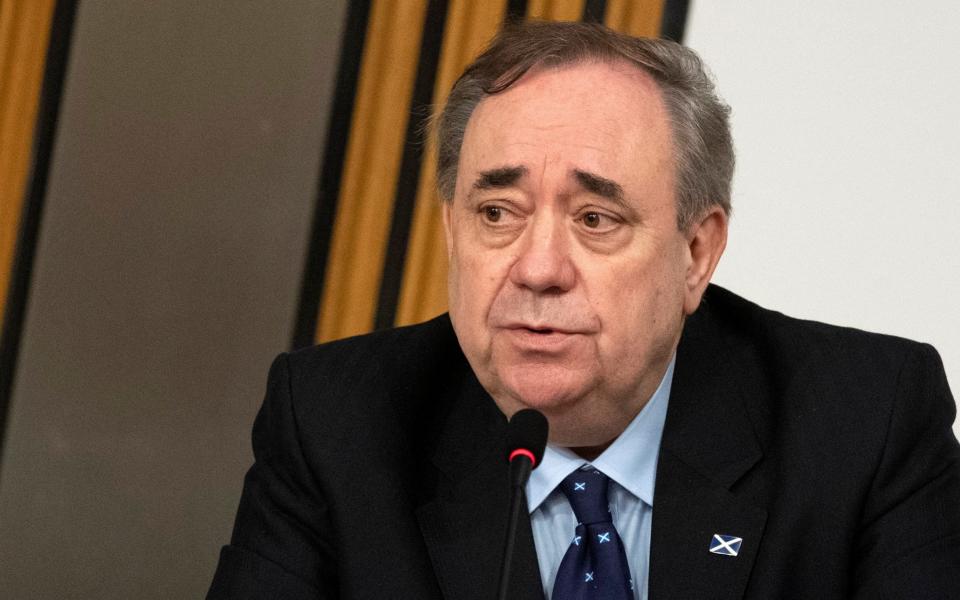 Alex Salmond makes his opening statement to the Committee on the Scottish Government handling of harassment complaints at Holyrood - Reuters
