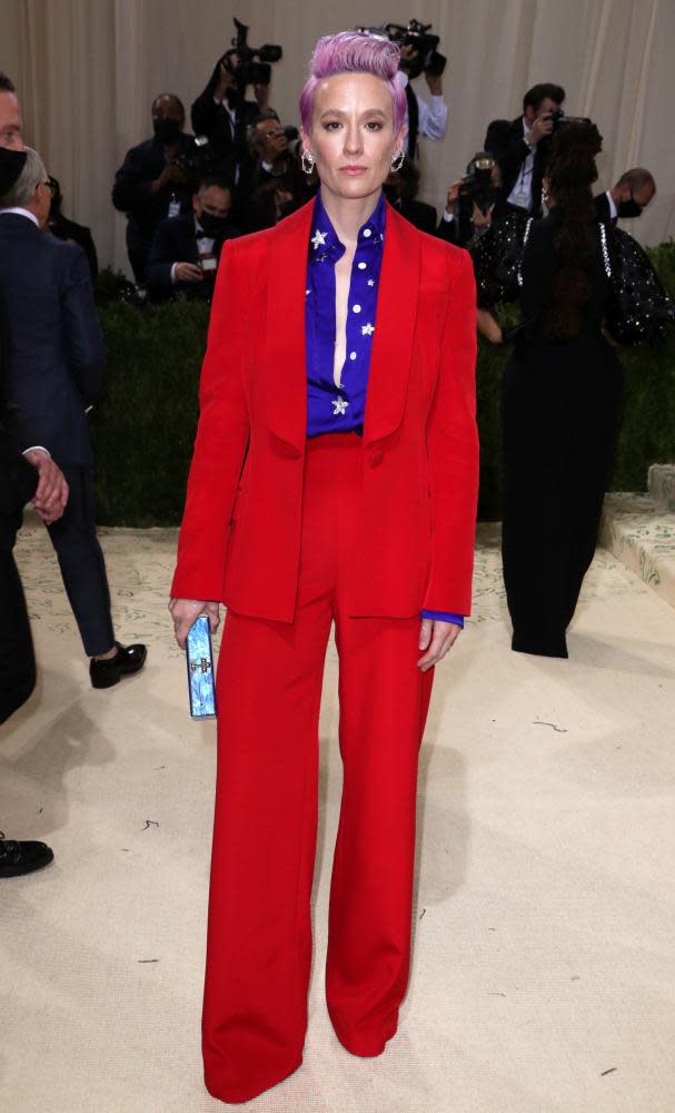 Megan Rapinoe at the Met Gala in 2019