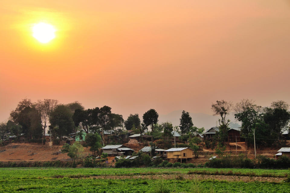 Rice paddies near Hsipaw, journey's end - Credit: Â©evenfh - stock.adobe.com