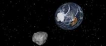 Un asteroide que era vigilado muy de cerca, de alrededor de 45 metros de diámetro, pasó sin causar daños cerca de la Tierra este viernes, el mismo día en el que un meteorito mucho más pequeño e inesperado impactó en Rusia, hiriendo a alrededor de 1.000 personas. (AFP/Nasa/JPL Caltech | ho)