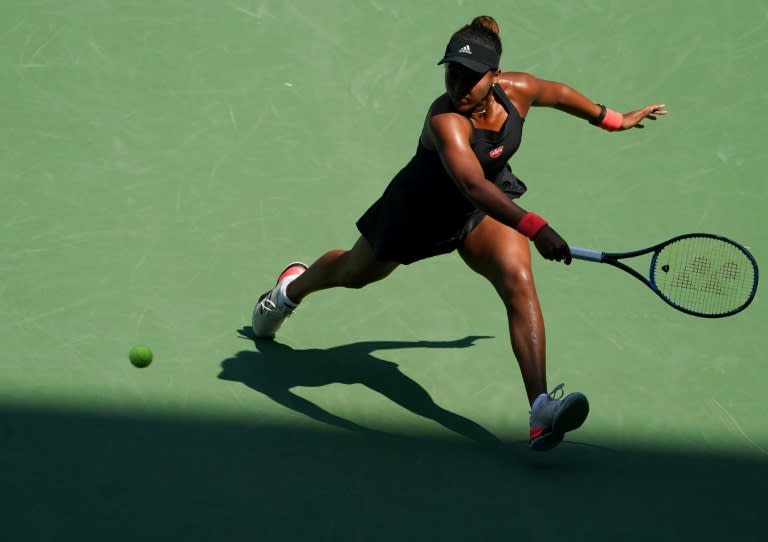 Out of the shadows: Naomi Osaka hits a return to Aryna Sabalenka