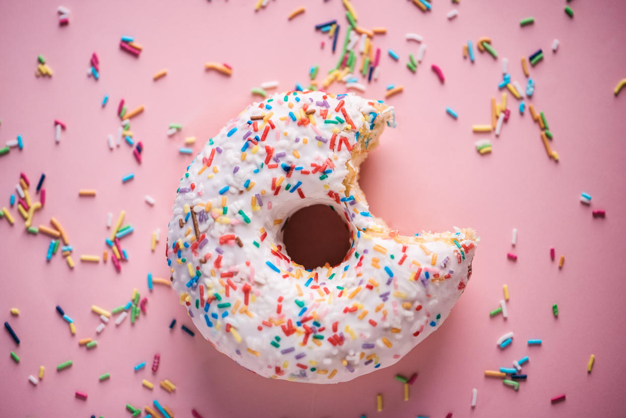 Understanding the difference between natural and added sugar is a key to cutting back. Does this doughnut look natural to you? (Photo: Emilija Manevska/Getty Images)