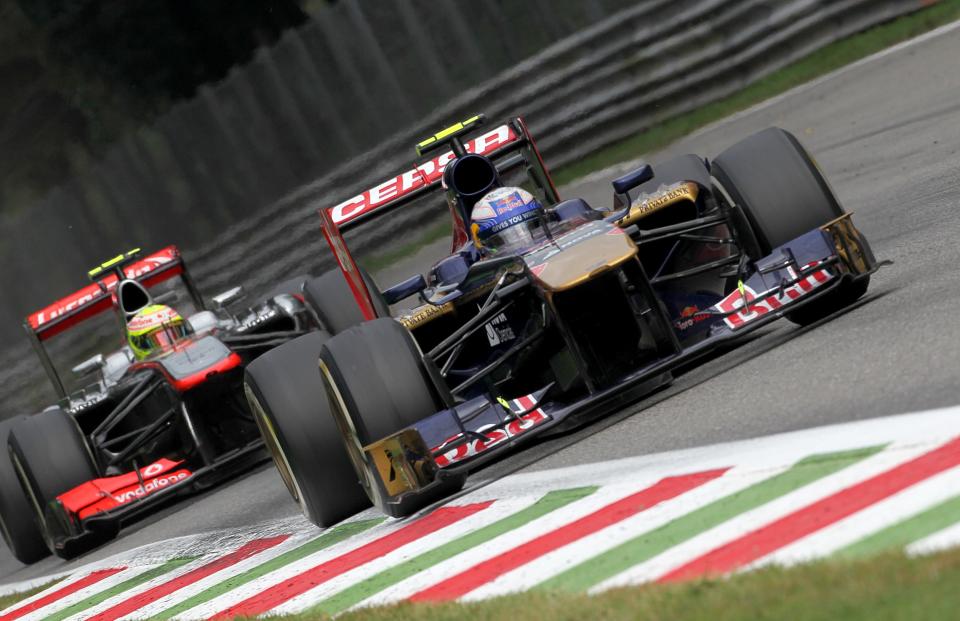 Toro Rosso's Daniel Ricciardo during the Italian Grand Prix and the Autodromo Nazionale Monza, Monza, Italy.