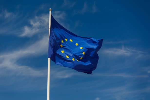 Bandera Unión Europea. Fuente: Wikimedia Commons.