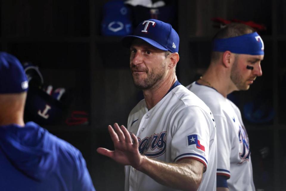 Texas Rangers starting pitcher Max Scherzer didn’t have it in his first appearance in more than a month as he took the loss in Game 3 of the ALCS against the Houston Astros on Wednesday night in Arlington.