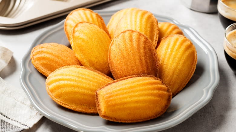 Plate of madeleines