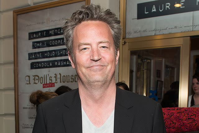 <p>Noam Galai/Getty</p> Matthew Perry poses for a photo in New York City on April 27, 2017