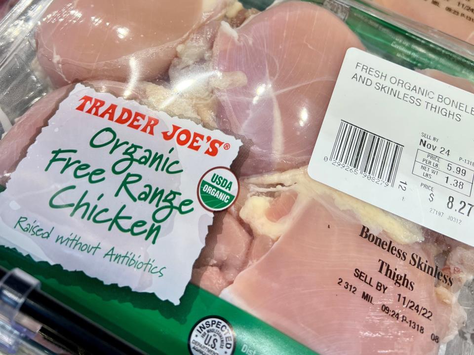 Trader Joe's organic free-range chicken