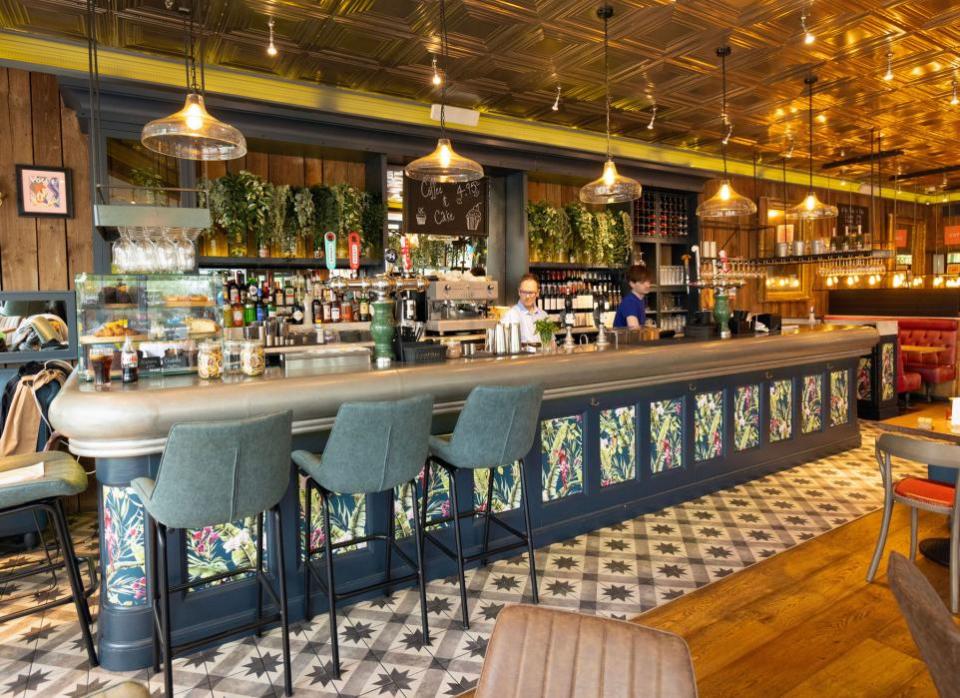 South Wales Argus: The beautifully designed bar welcomes people for all occasions