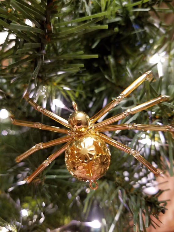 3) Christmas Spider Ornament