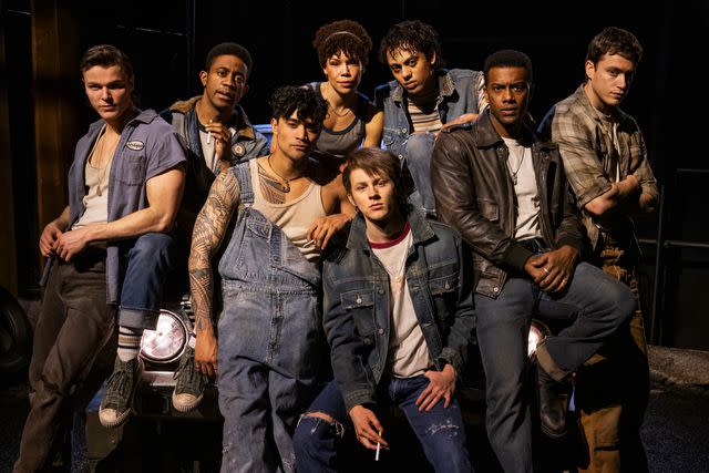 <p>Matthew Murphy</p> Cast of Broadway's <em>The Outsiders</em>