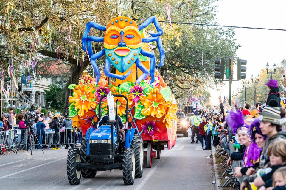 A Mardi Gras float