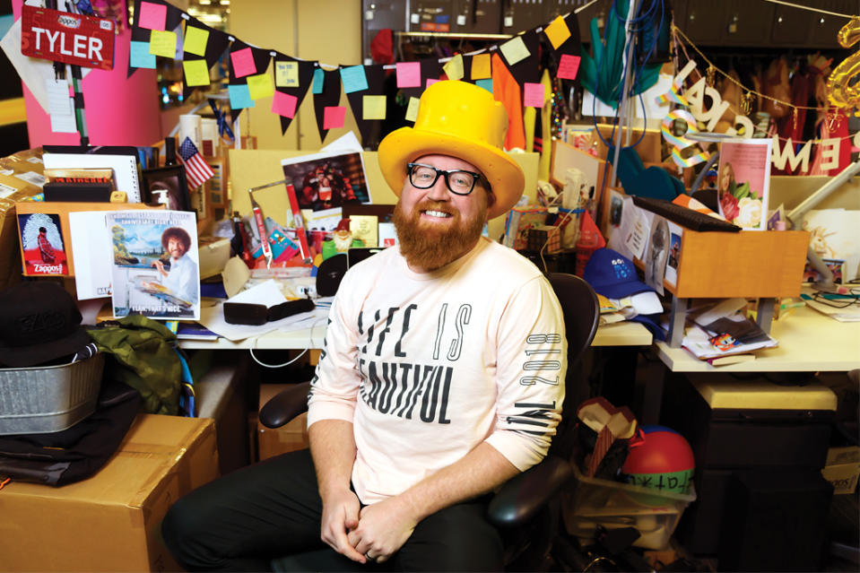 Tyler Williams is the mastermind behind many of Zappos’ epic parties. - Credit: Patrick Gray