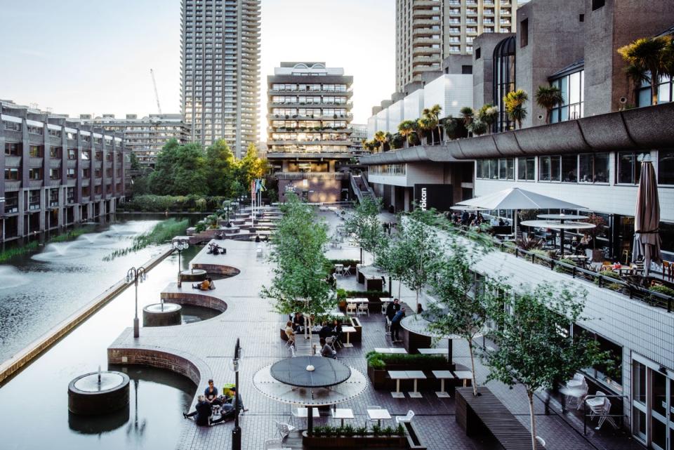 Lakeside Terrace restaurants, Barbican Centre (Max Colson)