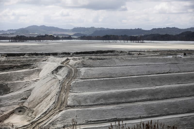 FILE PHOTO: Panama government's media tour to Cobre Panama mine, in Donoso