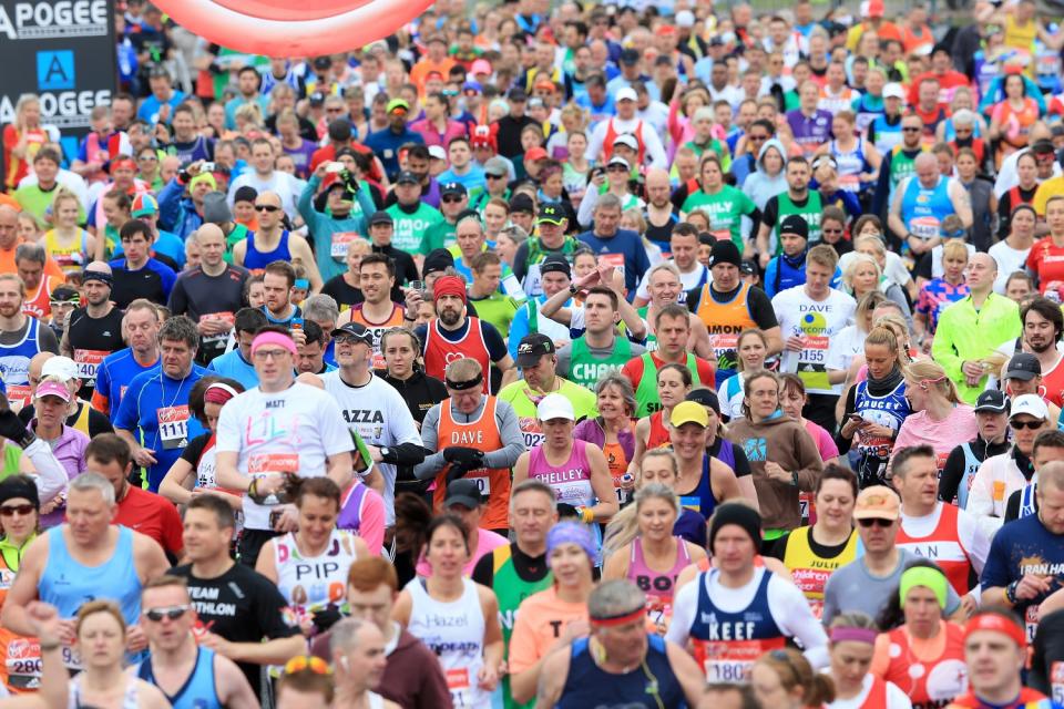 Marathon: the research comes as Londoners prepare for the capital's race in April: Adam Davy / PA Wire/Press Association Images