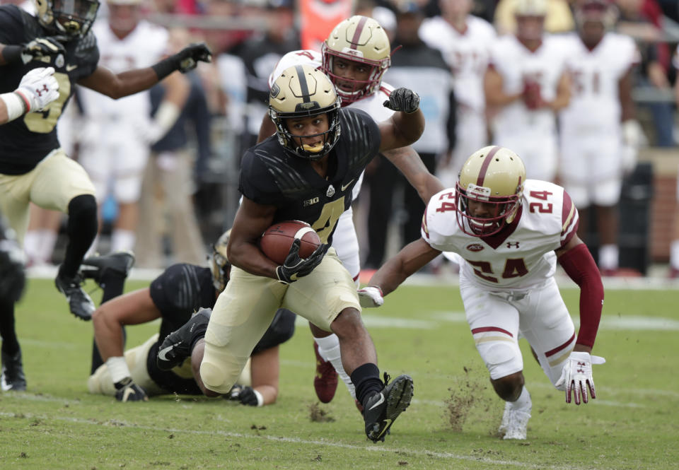 Rondale Moore has been one of the most dynamic players in college football. (AP Photo/Michael Conroy, File)