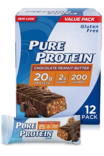 Pure Protein Bars, High Protein, Nutritious Snacks to Support Energy, Low Sugar, Gluten Free, C…