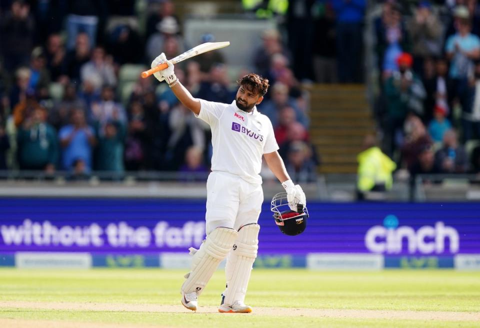 Rishabh Pant shone for India (Mike Egerton/PA) (PA Wire)