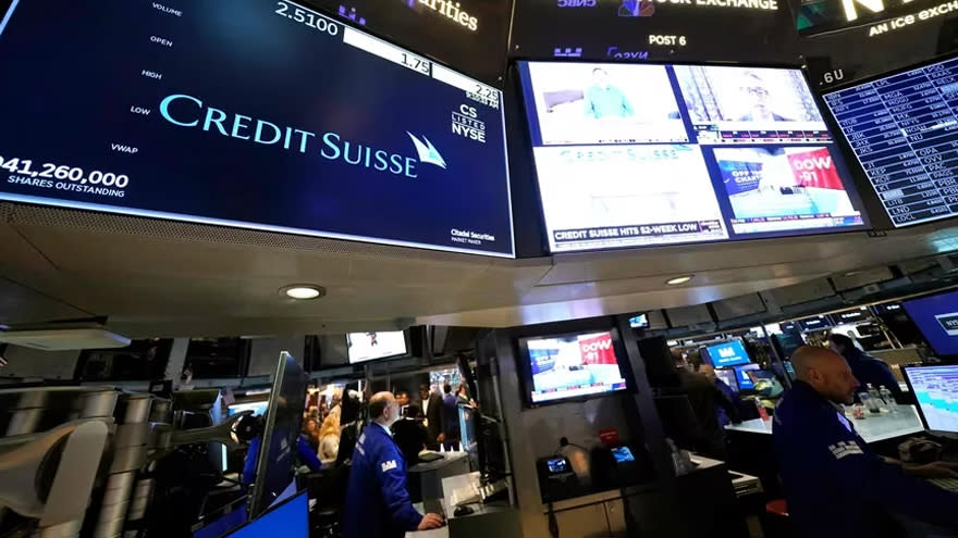 Los mercados, pendientes de la compra de Credit Suisse por parte de UBS