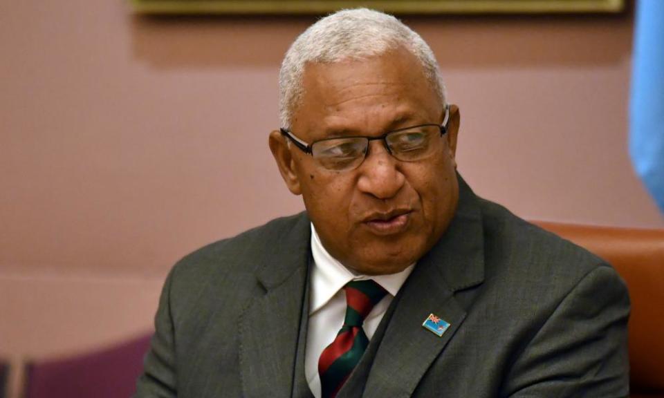 Prime minister Frank Bainimarama