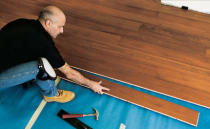 <p>Flooring products like carpeting and vinyl can release harmful VOCs if they contain certain adhesives, backings, and sealants. Check with manufacturers and choose flooring materials that minimize chemical off-gassing. Choose hardwoods with a Forest Stewardship Council certification help ensure sustainable forestry or reclaimed wood flooring including. bamboo, cork, linoleum, concrete, stone or tile. Use non-toxic floor cleaning products that don't have artificial scents or harmful chemicals. </p>