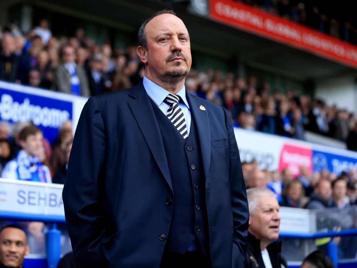 Rafa Benitez said the Newcastle transfers under investigation by HMRC happened 'four or five years ago': Getty