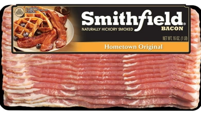 smithfield bacon package