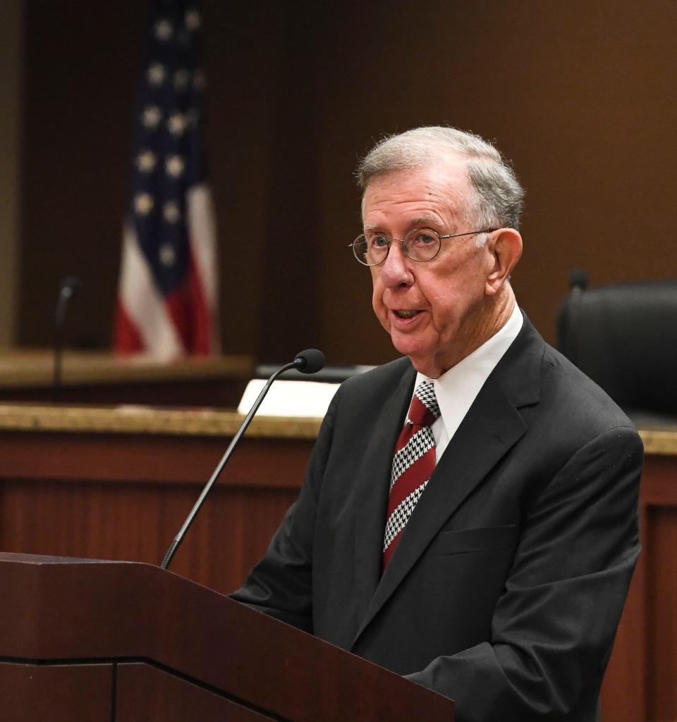 Northport Mayor John Hinton, shown in this Jan. 3, 2023 photo in the City Council chambers, said he's glad to see the River Run Park youth sports facility move forward.