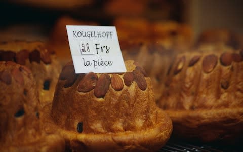 Fresh Kougelhopf pastries - Credit: Getty