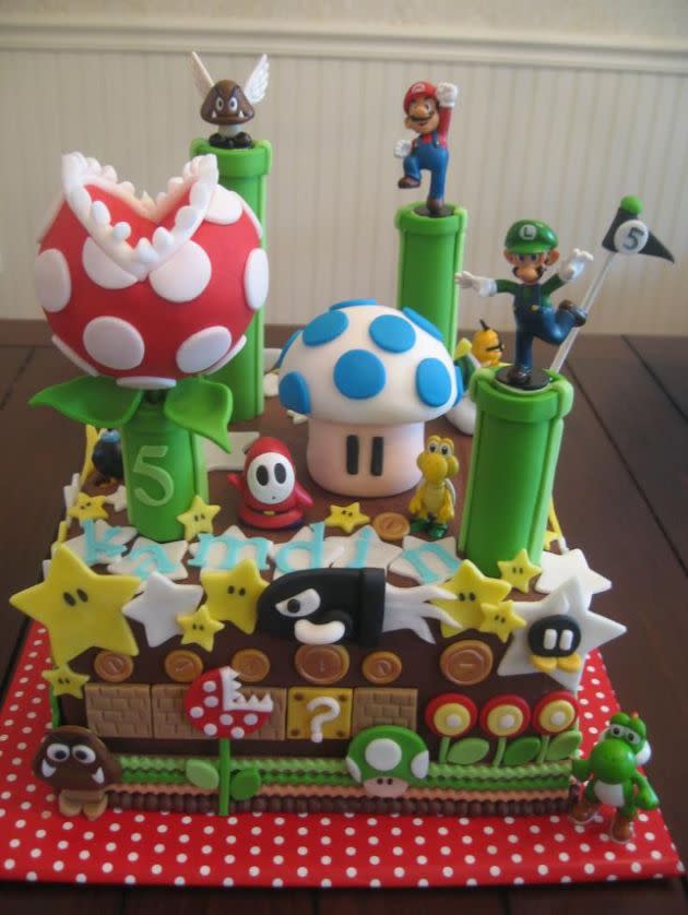 Super Mario Bros cake