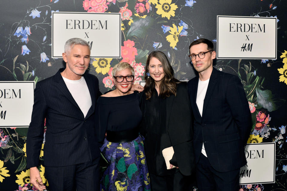 From left, Baz Luhrmann, Catherine Martin, Ann-Sofie Johansson, and Erdem Moralioglu (Photo: Getty)