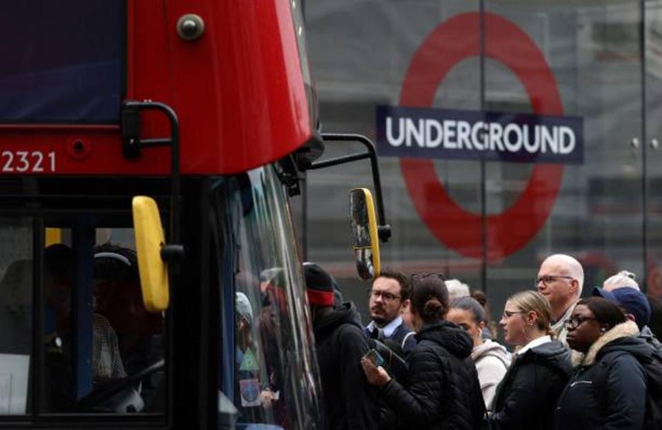 Staff bonuses are to be paid by Transport for London for the first time since the pandemic (AFP via Getty Images)